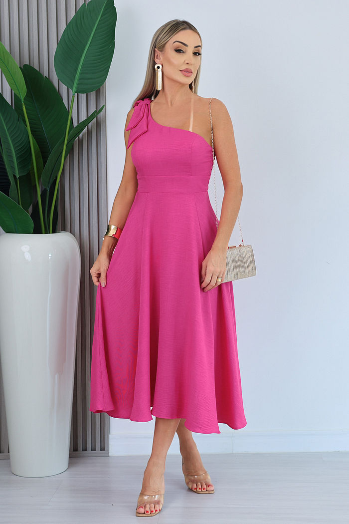 VESTIDO MANGA NULA TELMA - PINK