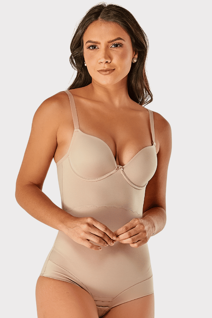 BODY MODELADOR BOJO C/ DOBRÃO NA PERNA ISABELE