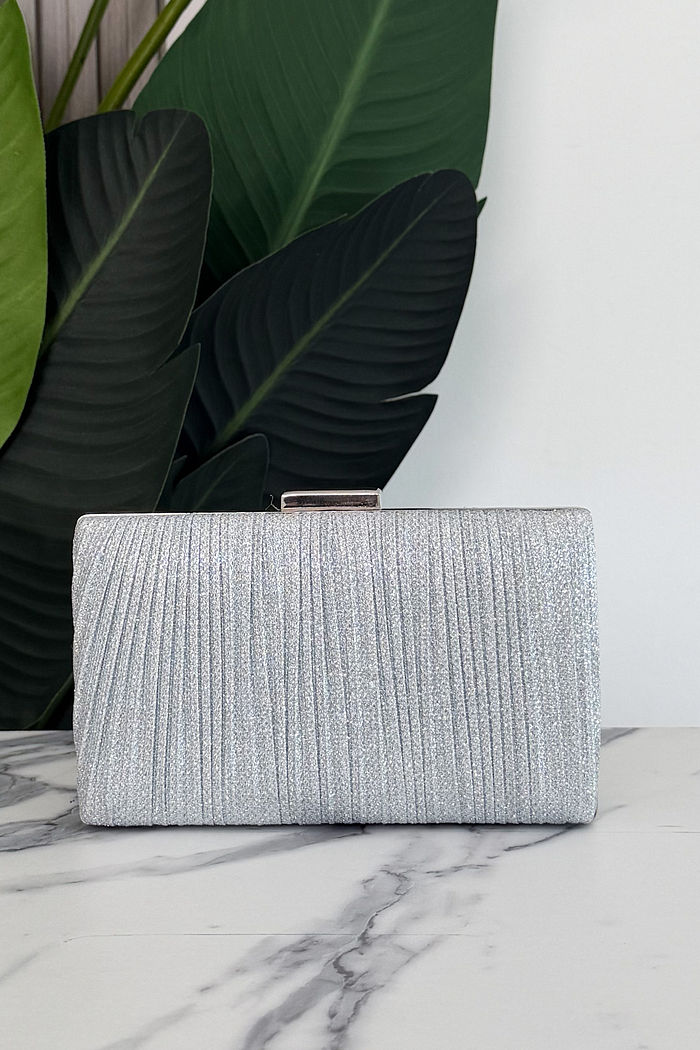 BOLSA CLUTCH IRIÁ PRATA