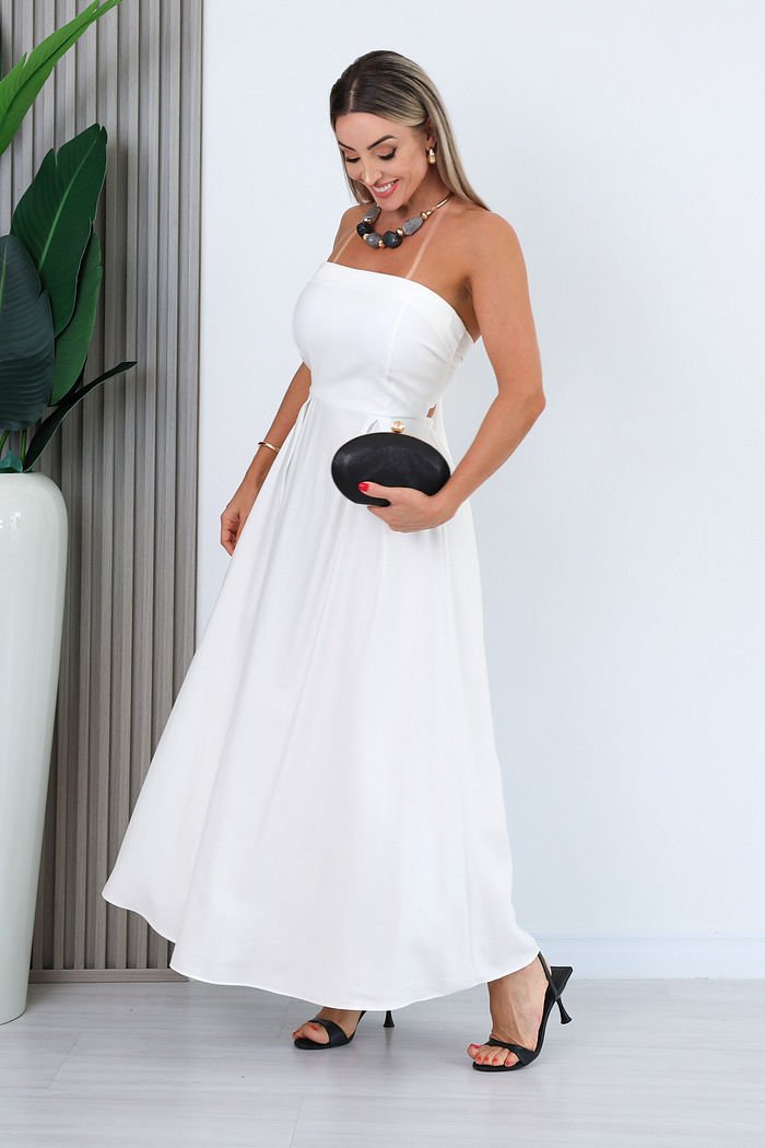 VESTIDO TOMARA QUE CAIA JAQUELINE - OFF