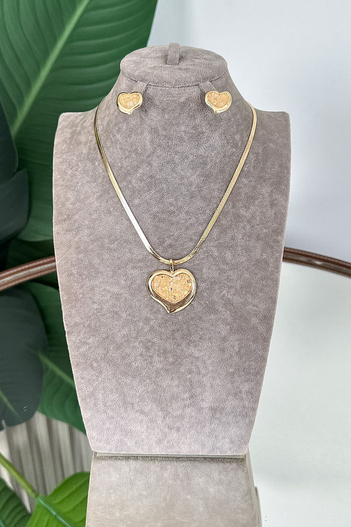 CONJUNTO COLAR E BRINCO MERLI