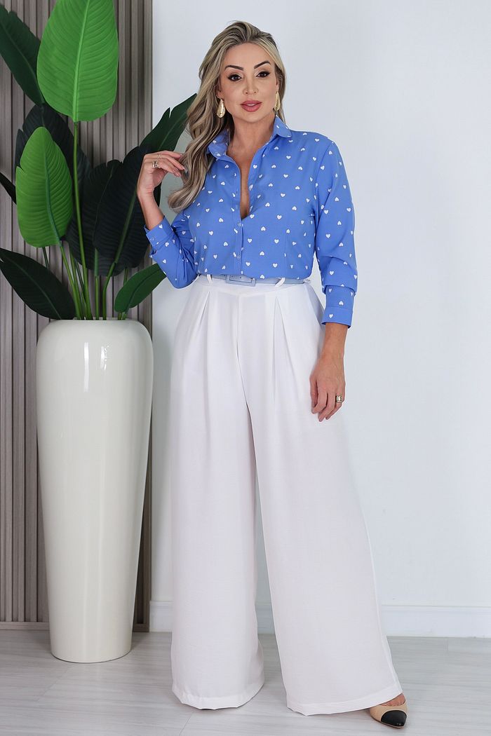 CALÇA PANTALONA IANCA - BRANCO