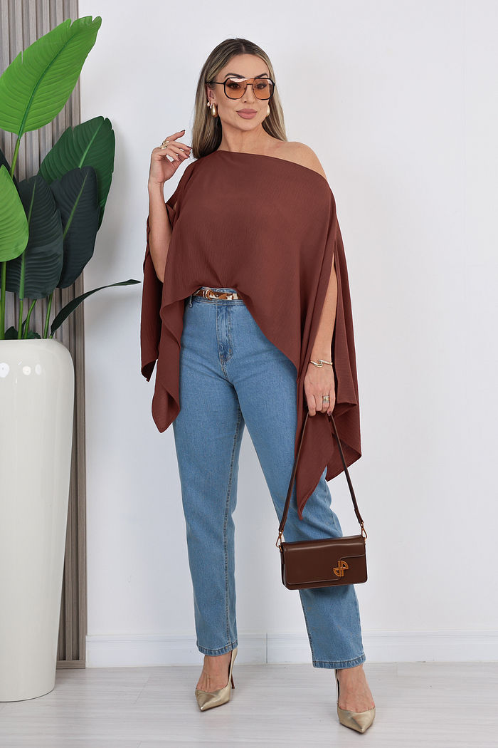 BLUSA CAPA C/ TOP ISABELA