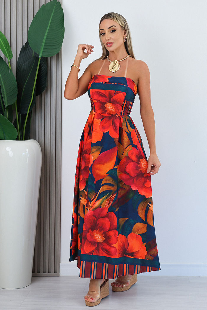 VESTIDO TOMARA QUE CAIA MARILIA