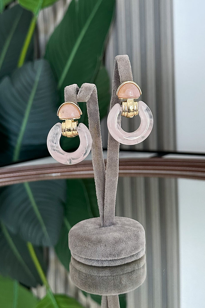 BRINCO DOURADO ROSÉ VIRNA