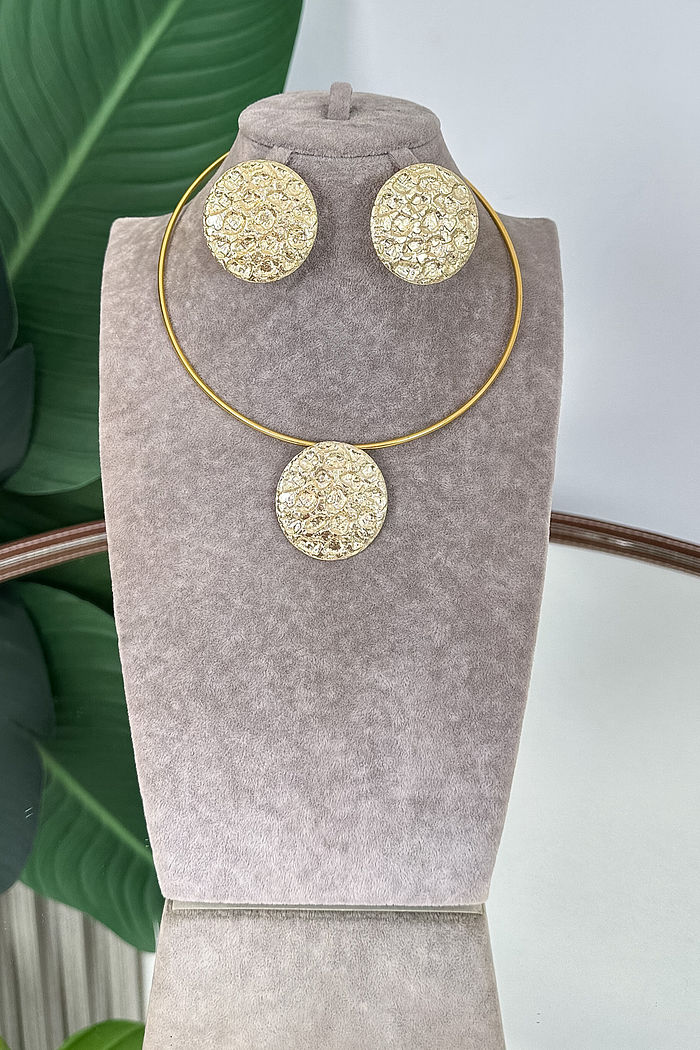 CONJUNTO CHOKER E BRINCO ANGÉLICA