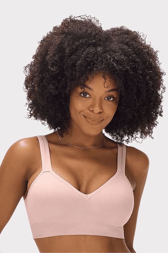 SUTIÃ ZEE RUCCI CONFORT DUPLO ALÇAS LARGA C/ BOJO E SEM COSTURA SILVANA - ROSA BEBÊ