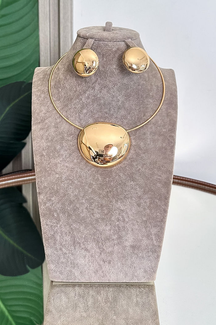 CONJUNTO COLAR E BRINCO CAROLINE