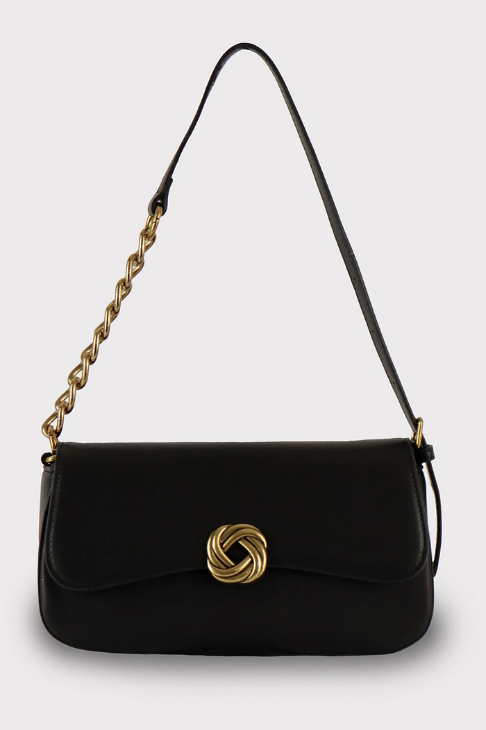 BOLSA COURO ECO AMANDA - PRETO