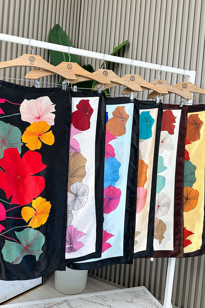 LENÇO DE CETIM ELOÁ