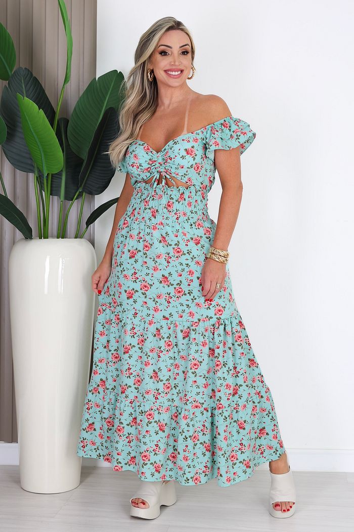 CONJUNTO CROPPED E SAIA AUGUSTA