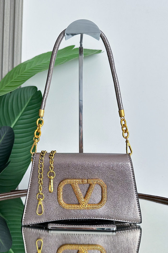 BOLSA COURO ECO RENATA - CINZA