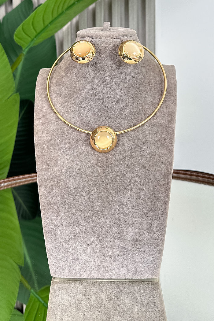 CONJUNTO COLAR E BRINCO CAMILA