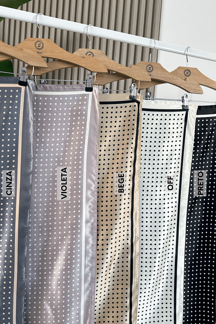 LENÇO DE CETIM LUNA