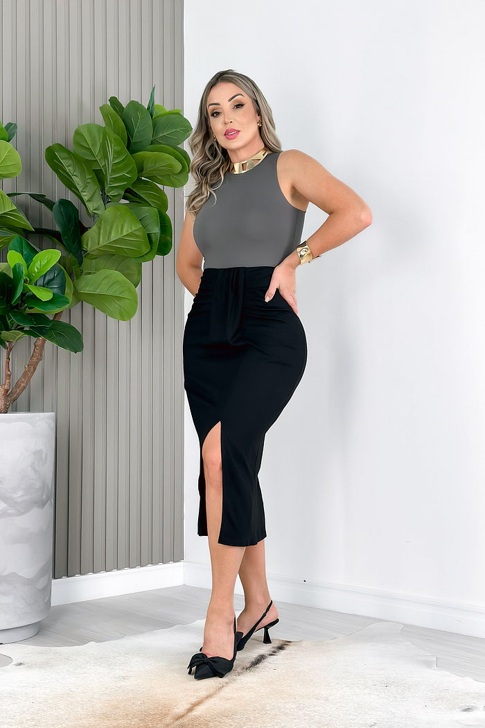 SAIA MIDI FRANCISCA - PRETA