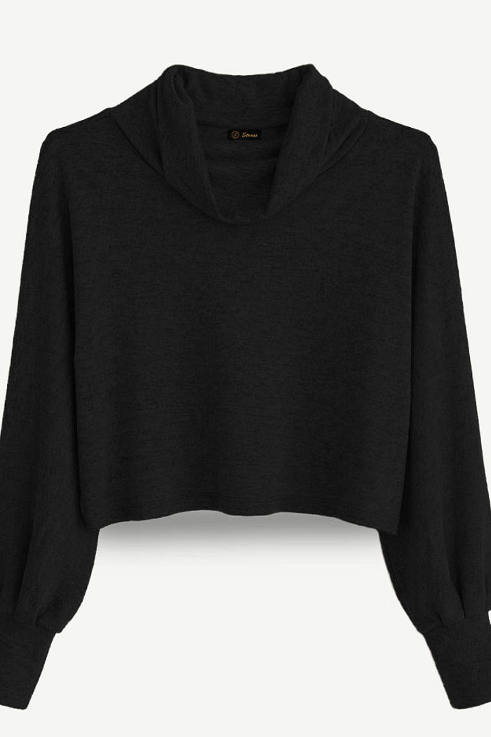 CROPPED ALONGADO MARCELI - PRETO