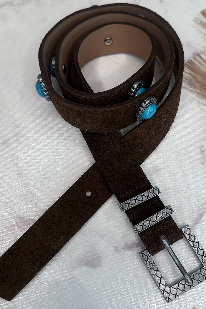 CINTO COURO BOHO CHIC SUEDE MÁRCIA