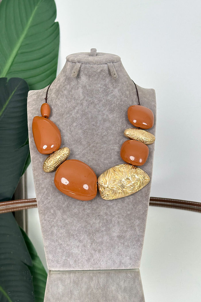 COLAR IVANA - CARAMELO