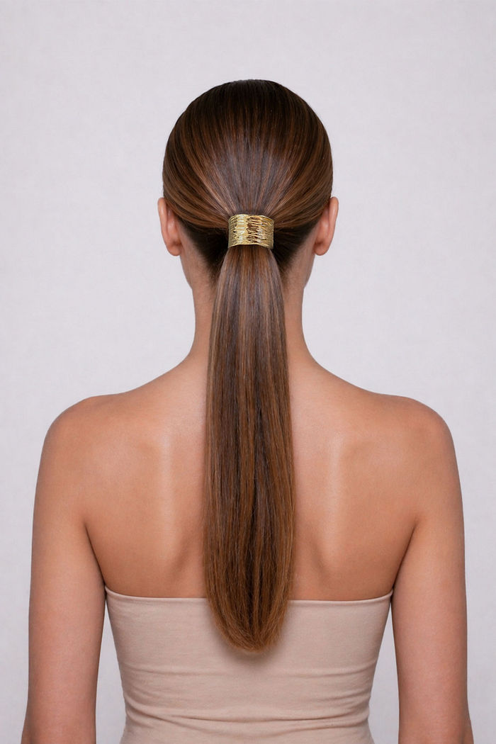 AMARRADOR DE CABELO DOURADO BRUNA