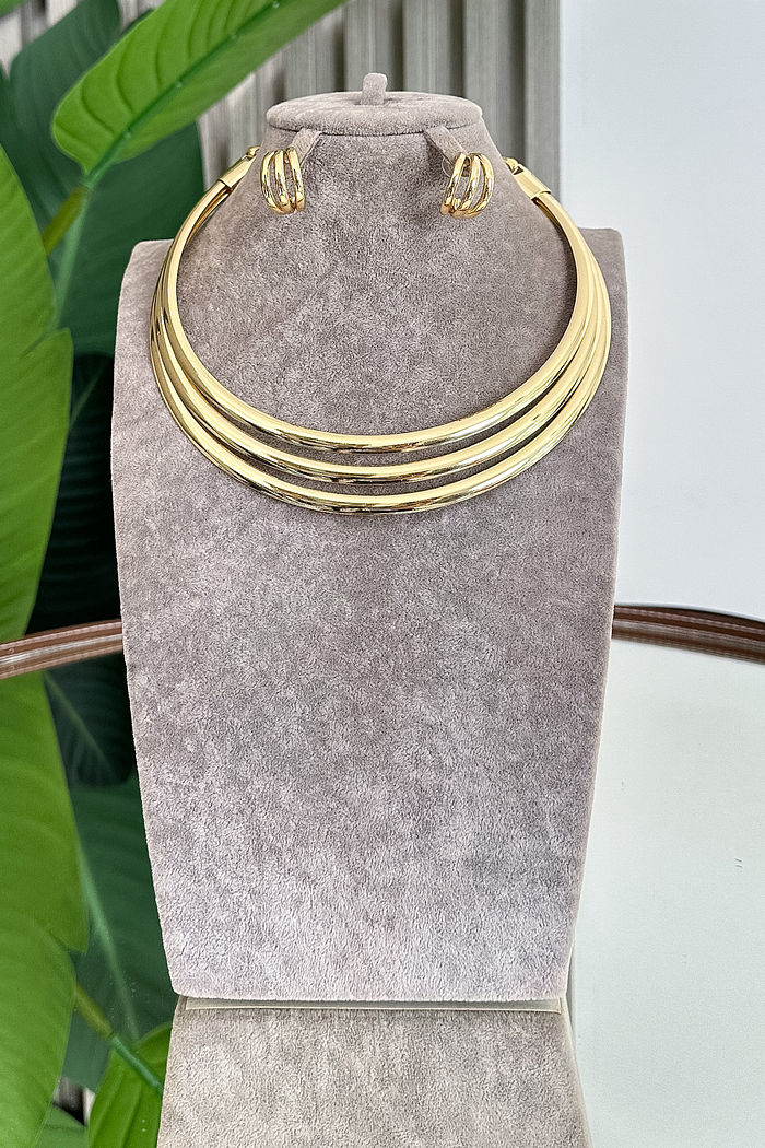 CONJUNTO COLAR E BRINCO PATRICIA