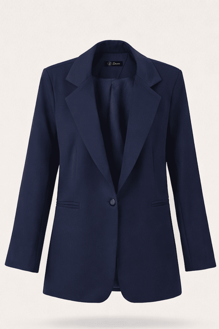 BLAZER ALFAIATARIA FERNANDA - AZUL MARINHO