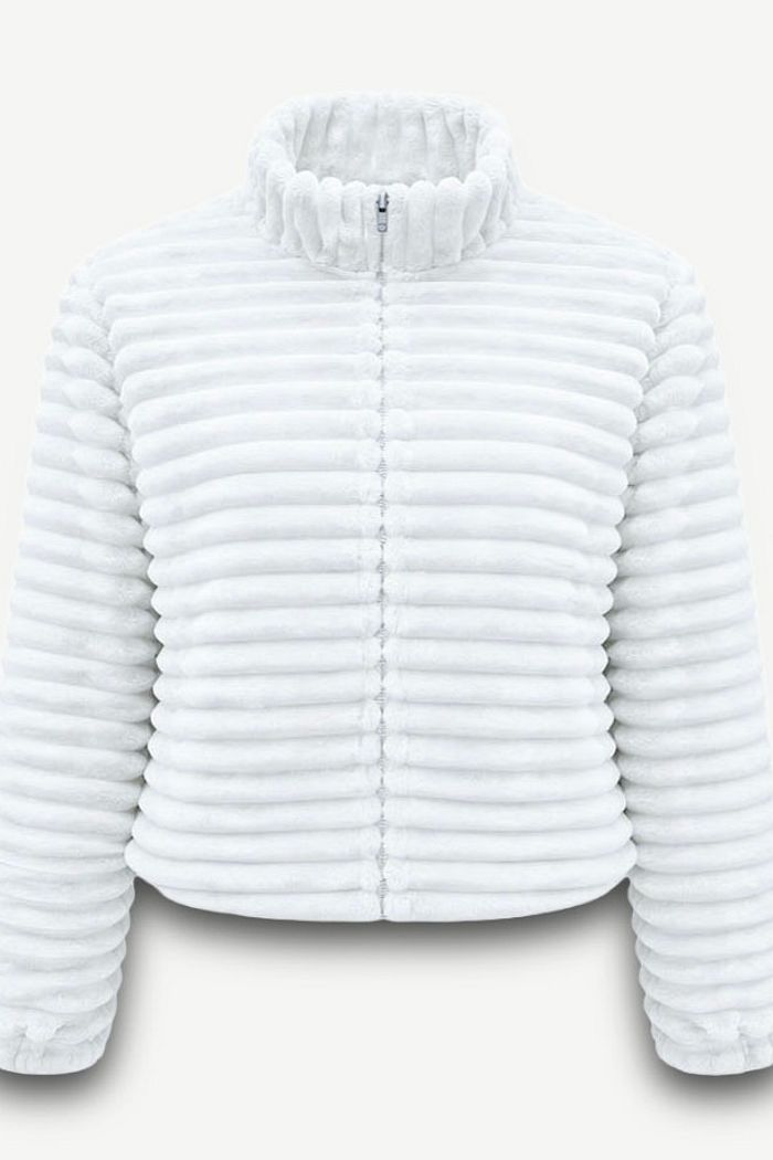 JAQUETA BOMBER PELUCIADA SOFIA - BRANCO