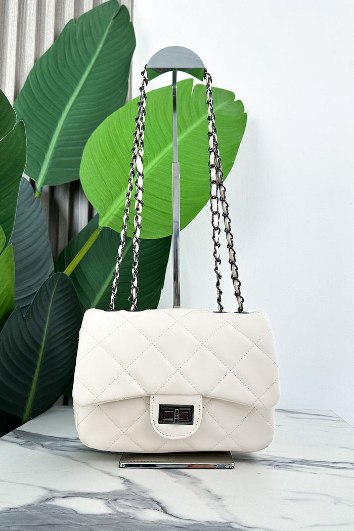 BOLSA COURO ECO PAMELA - OFF