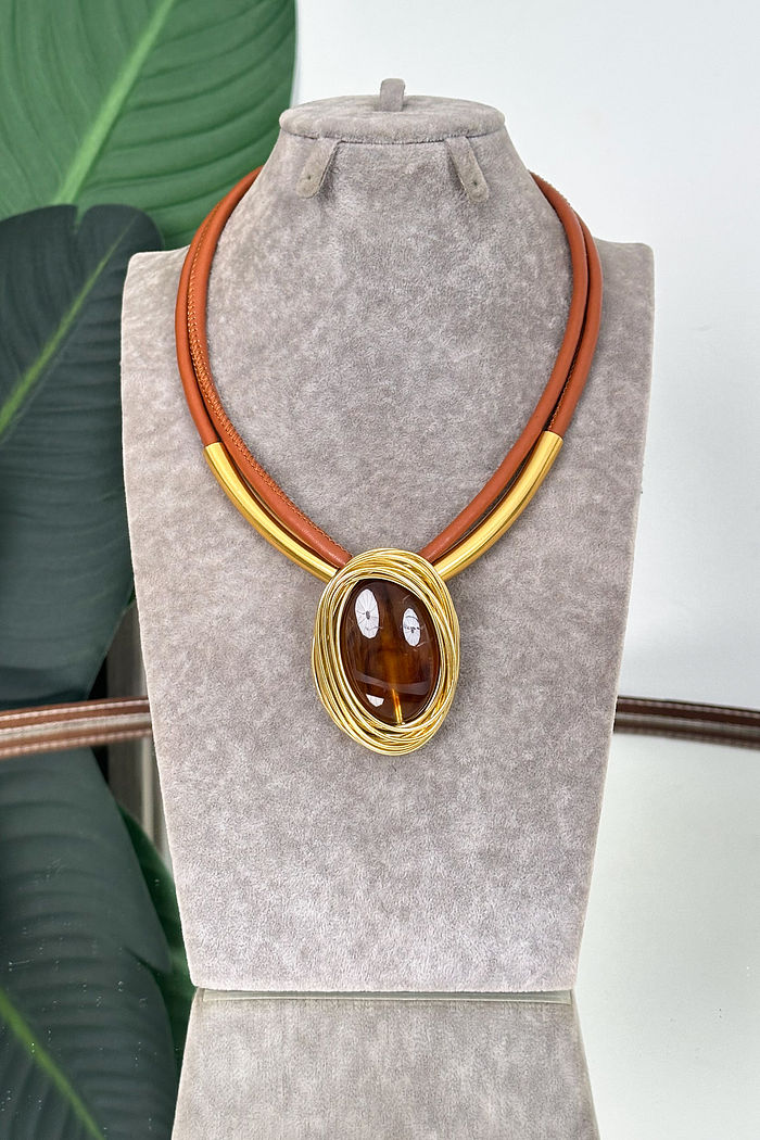 COLAR BIA - CARAMELO