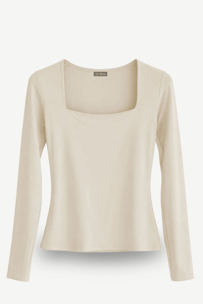 BLUSA MANGA LONGA DALIA - CREME