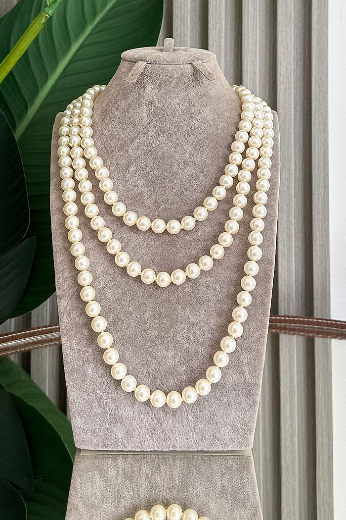 COLAR VOLTAS PÉROLAS MAYA