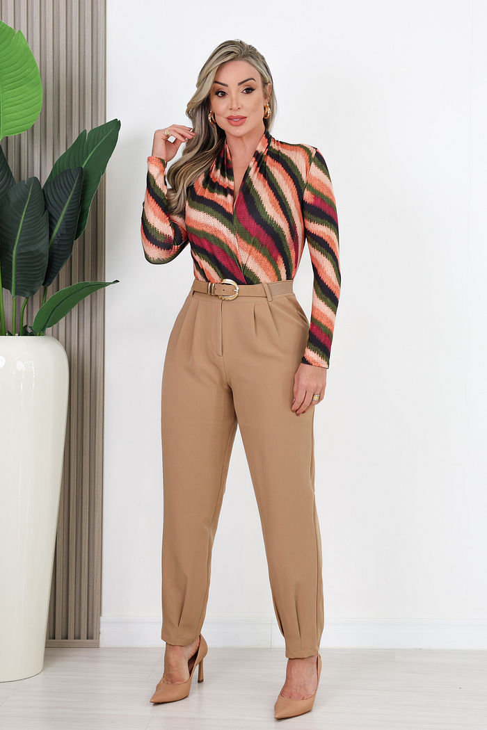 CALÇA ALFAIATARIA LAIANE - BEGE