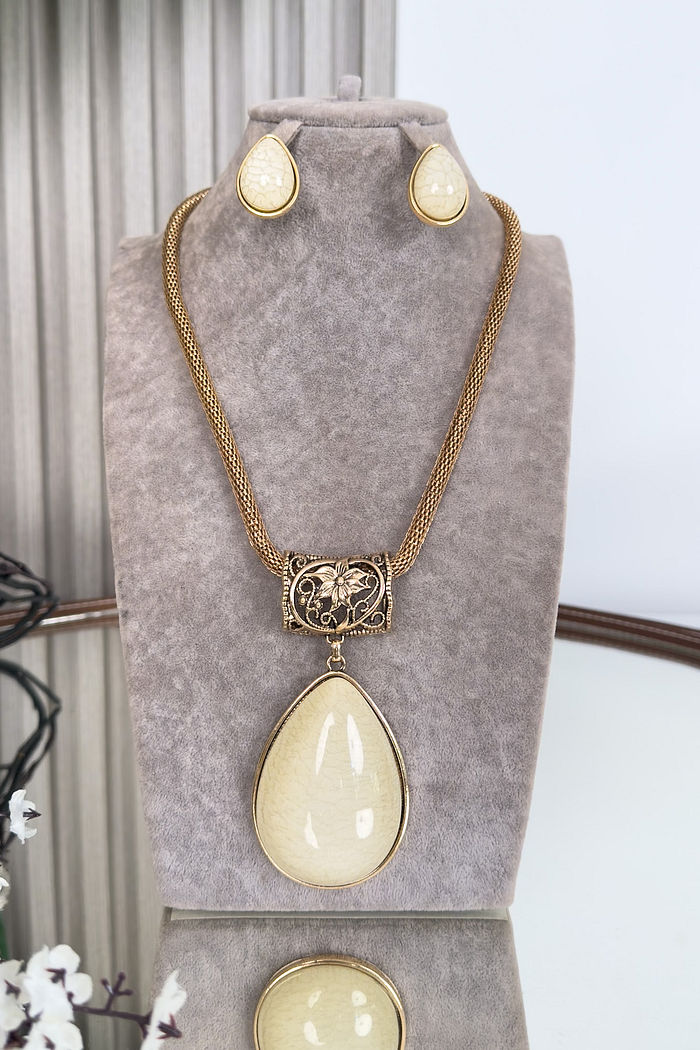 CONJUNTO COLAR E BRINCO AUSTRÁLIA - OFF