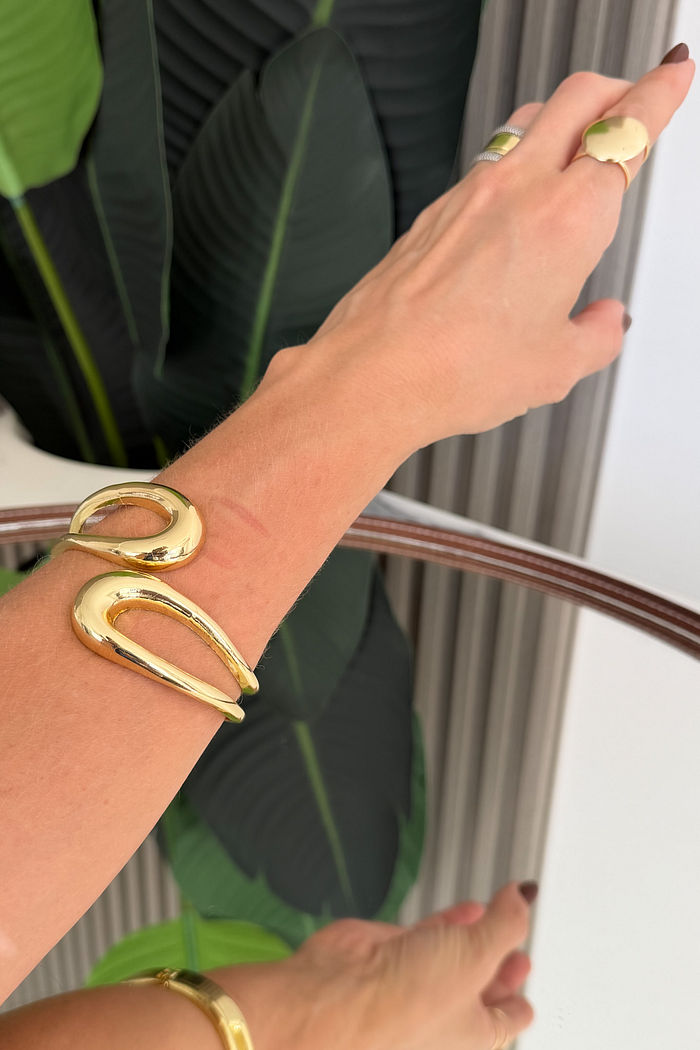 BRACELETE DOURADO ROBERTA