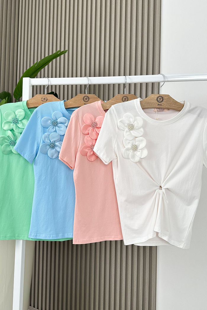 T-SHIRT MANGA CURTA AGNES