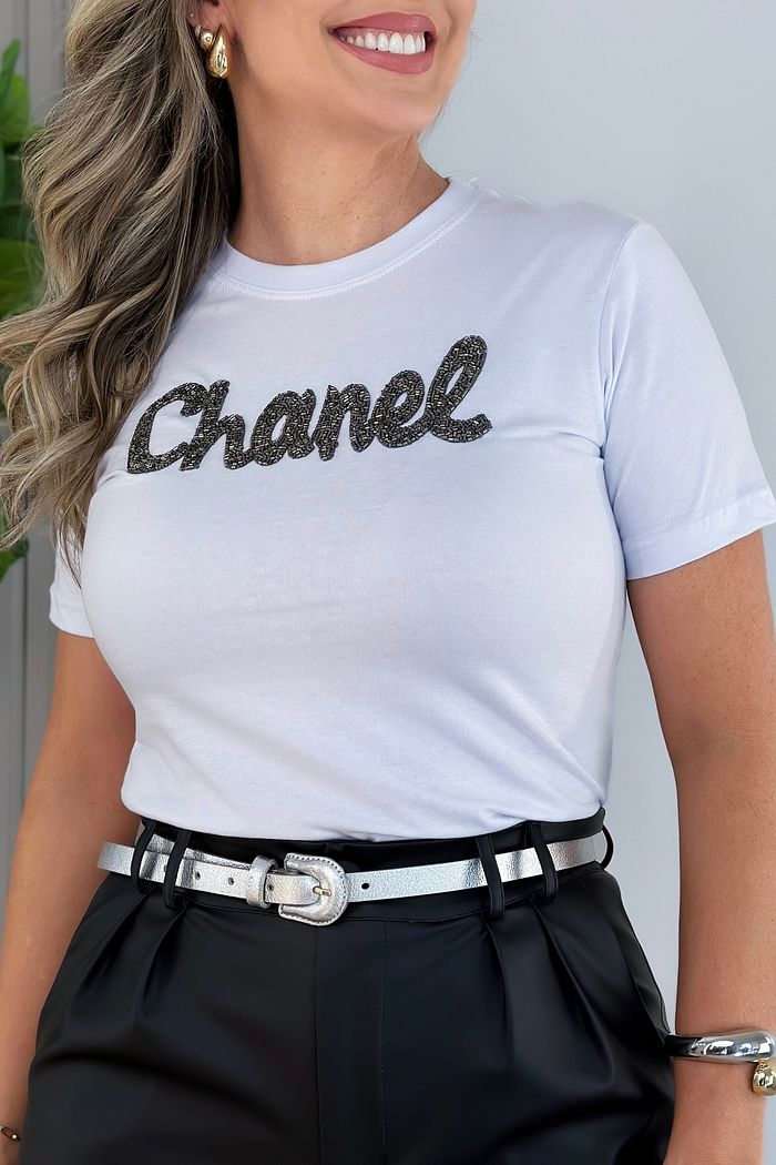 T-SHIRT MANGA CURTA DAMARIS - BRANCO