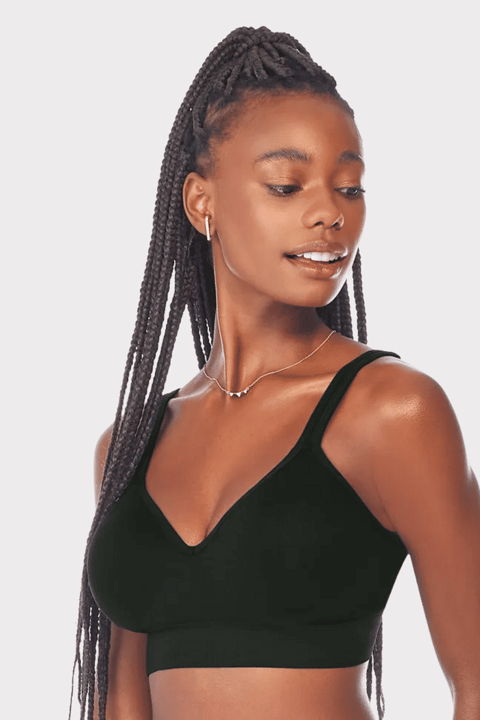 SUTIÃ ZEE RUCCI CONFORT DUPLO ALÇAS LARGA C/ BOJO E SEM COSTURA SILVANA - PRETO