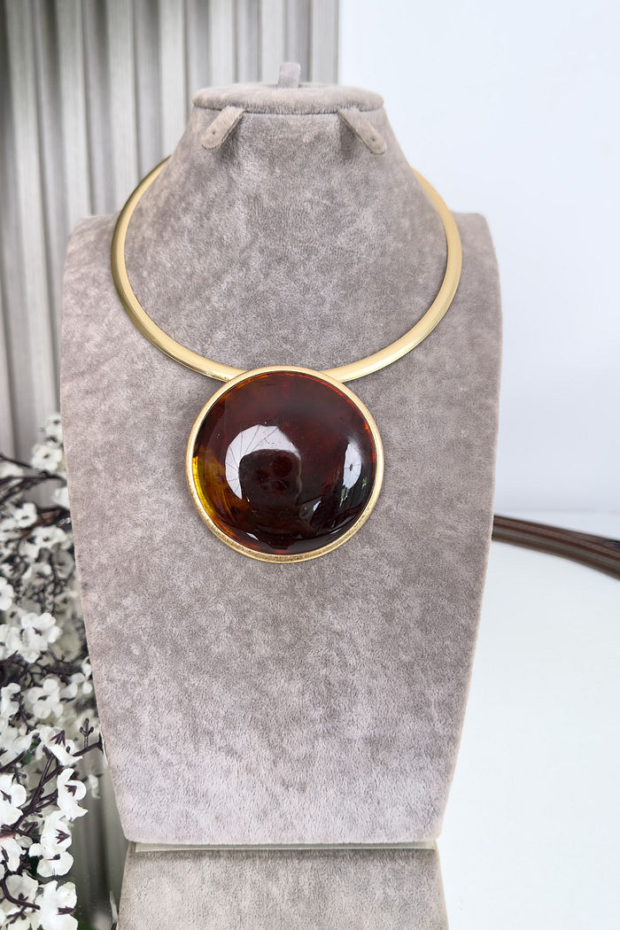 COLAR VALÊNCIA - CARAMELO