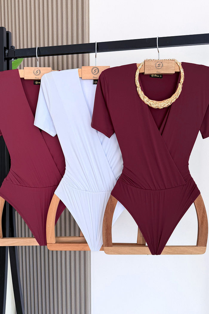 BODY TRANSPASSADO C/ MANGA CURTA LUANA