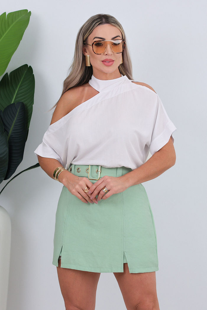 BLUSA AMPLA LUCIANA - BRANCO