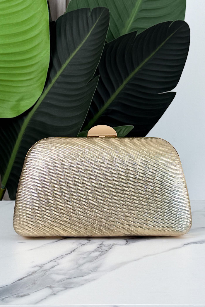 BOLSA CLUTCH DOURADO KIRA