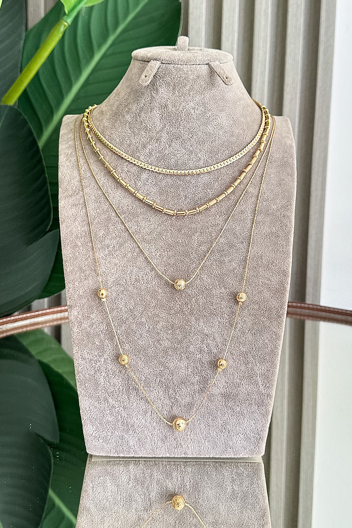 COLAR DOURADO 4 EM  1 CELMA