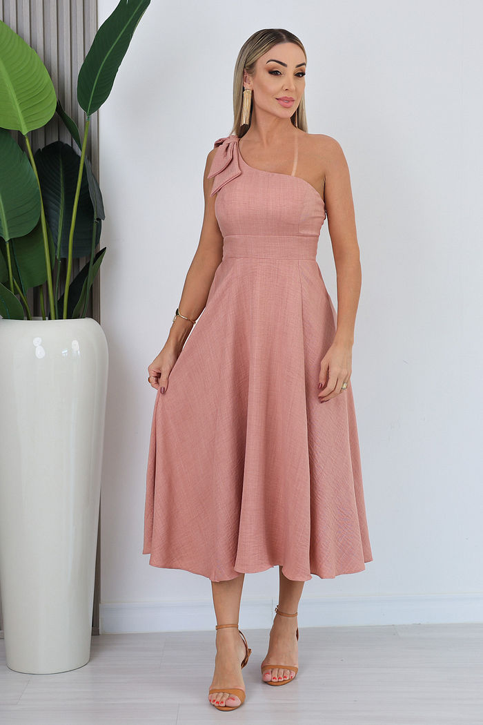 VESTIDO MANGA NULA TELMA - ROSE