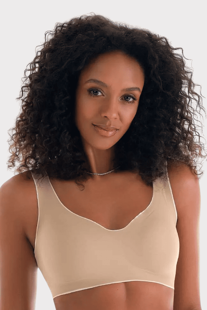 SUTIÃ ZEE RUCCI TERMOFUSIONADO C/ BOJO REMOVÍVEL JULIANA - BEGE