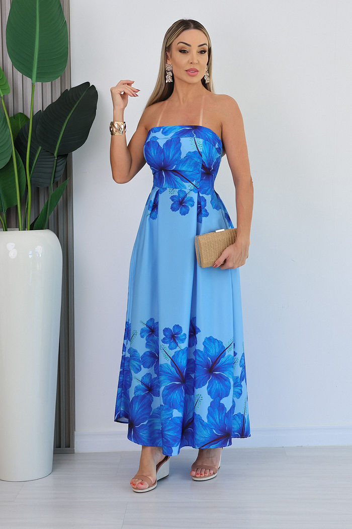 VESTIDO TOMARA QUE CAIA MARINA