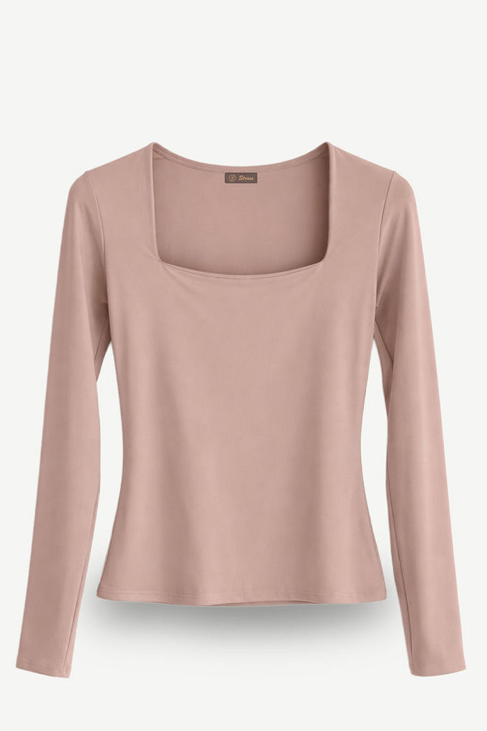 BLUSA MANGA LONGA DALIA - BEGE CLARO