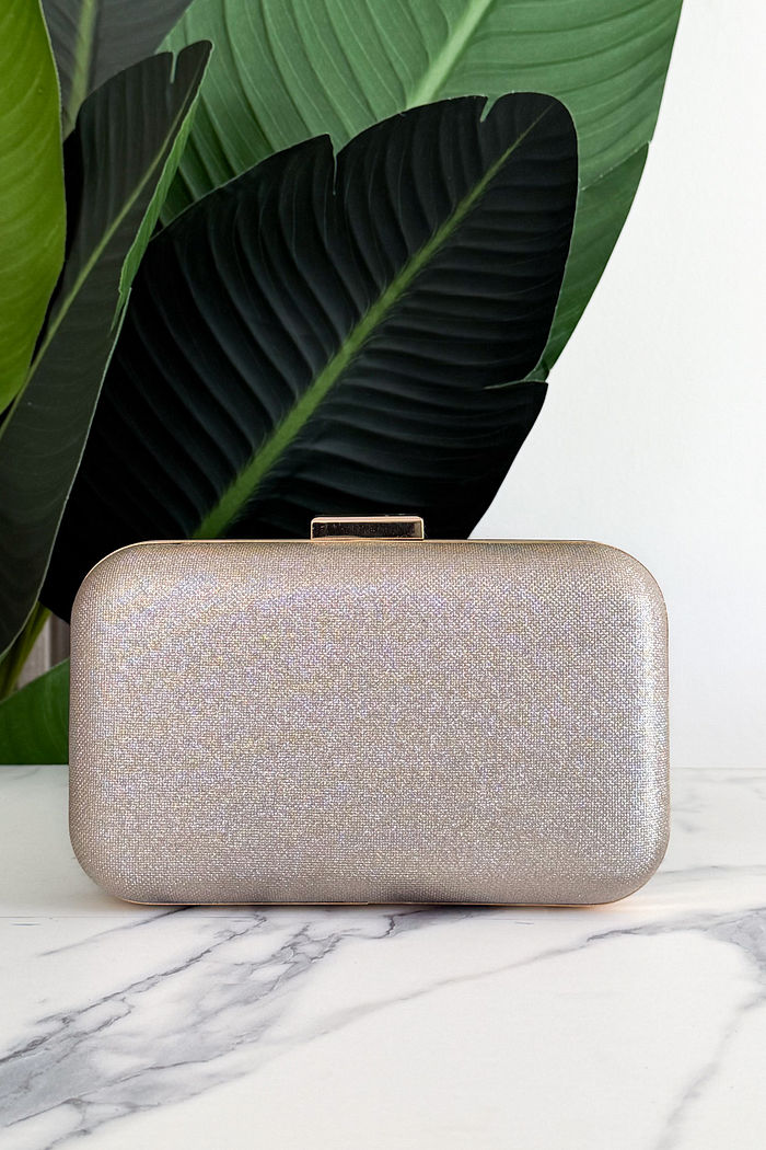 BOLSA CLUTCH CHAMPANHE CISSA