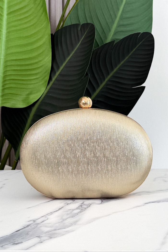 BOLSA CLUTCH CHAMPANHE CAROLA