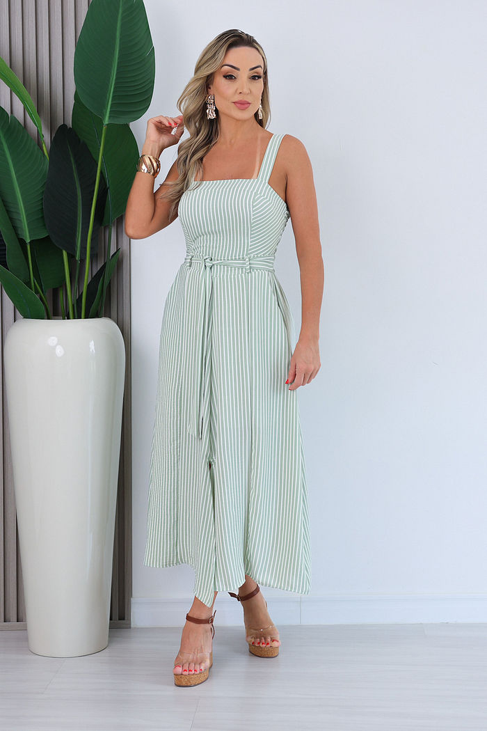 CONJUNTO CROPPED E SAIA CHARLOTE - VERDE