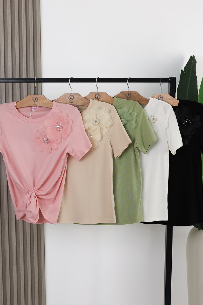 T-SHIRT MANGA CURTA RAVENA