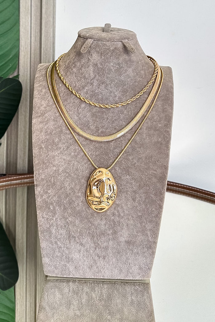 COLAR DOURADO 3 EM 1 IRENE